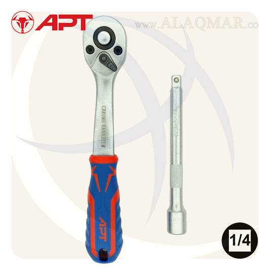 طقم لقم رباط مسدسة مربع 1/4بوصة 12ق علي كارت CrV 143014 APT