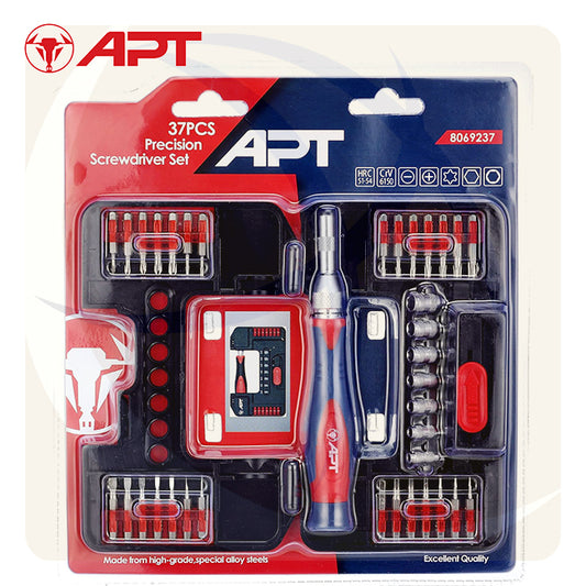 طقم مفك الكتروني لقم و سنون 5/32بوصة 37ق 8069237 APT