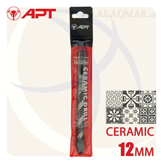 بنط فدية سن مثلث متعدد زجاج و سيراميك و بورسلين 12ملي طول 120ملي 96000801212 APT