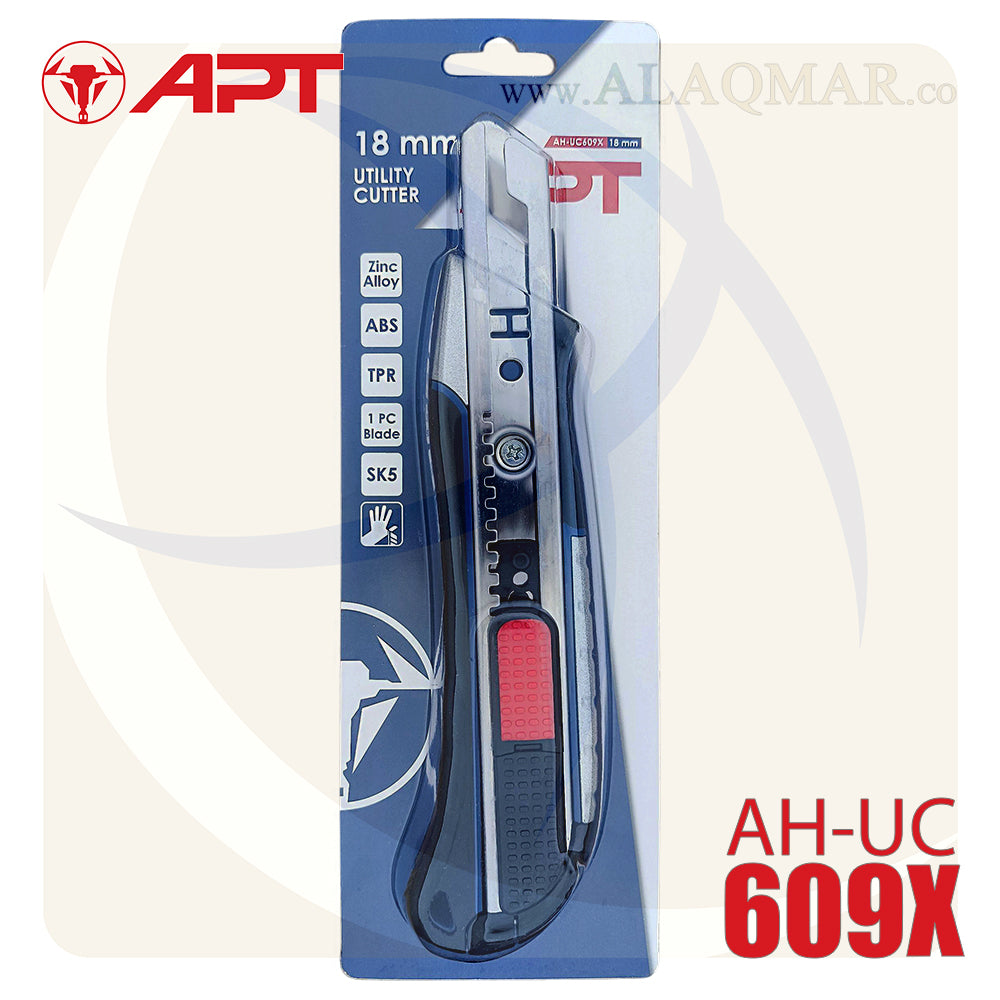 كتر 18ملي سحاب زنك 154جرام (بدون شفرة) AH-UC609X APT