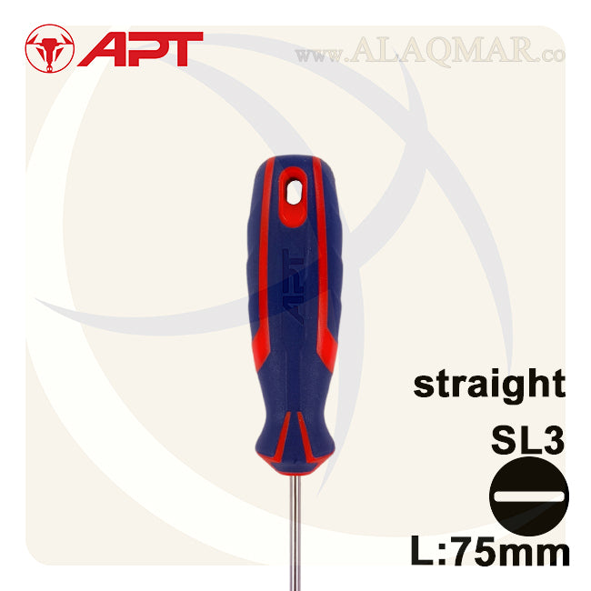 مفك عادة 3 * 75ملي سن عدل 2 لون AH141274 APT