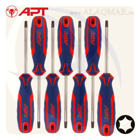 طقم مفك نجمة 7ق 2 لون AH143377-07 APT