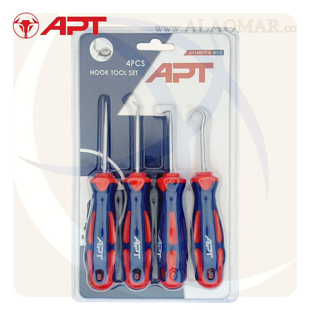 طقم مفك شوكة و خطاف 4ق AH145079-4 APT