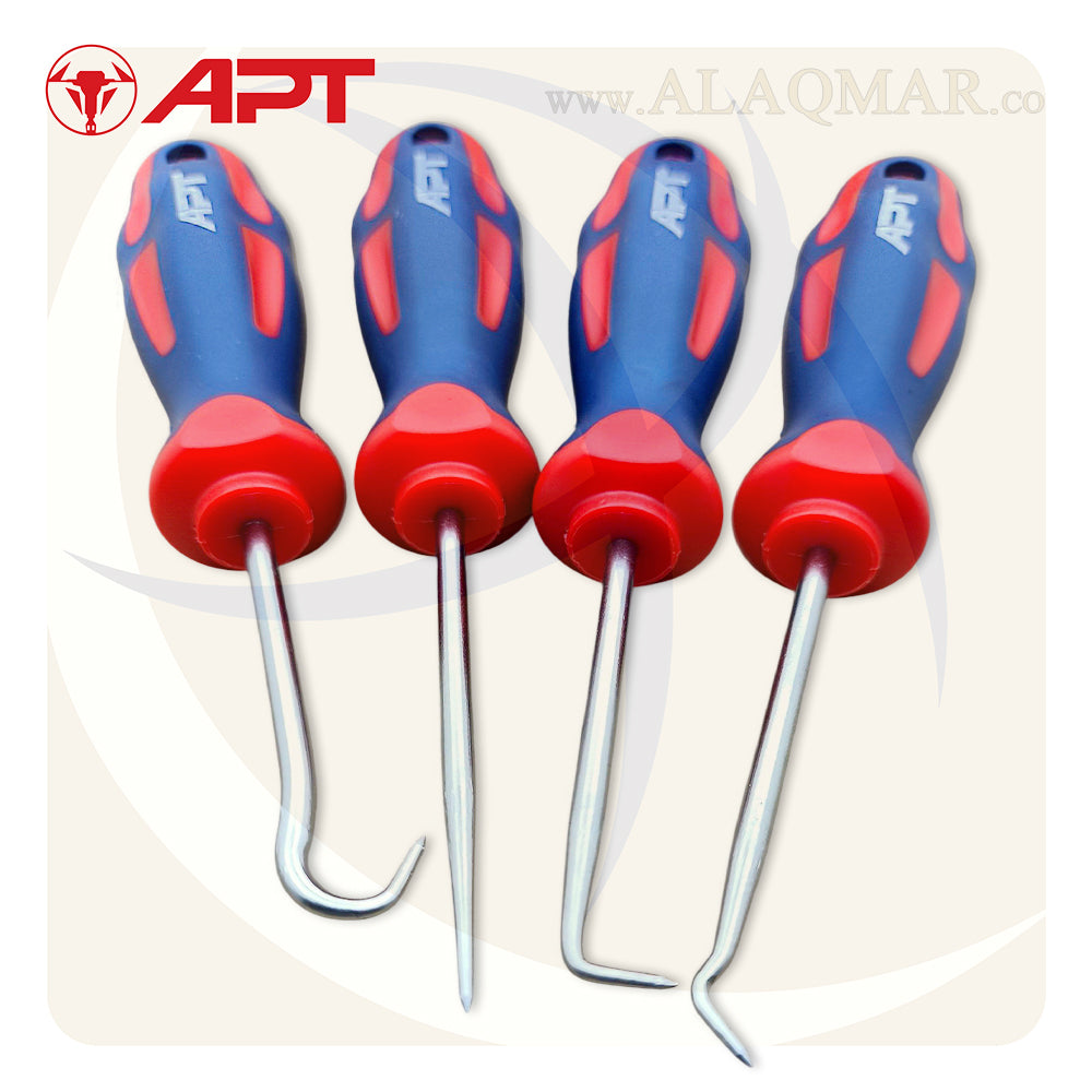 طقم مفك شوكة و خطاف 4ق AH145079-4 APT