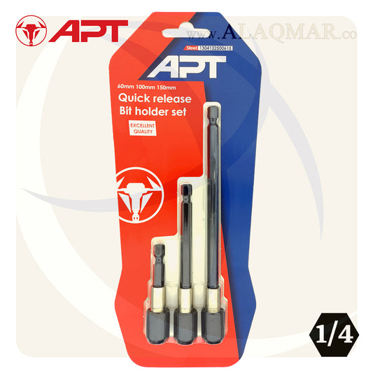 طقم وصلة حامل سن مفك مسدس 1/4بوصة بوصلة سريعة 3قطع AH4132500615 APT