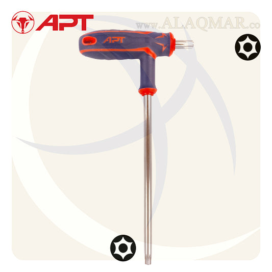 النكي نجمة توركس بدليل يد فيبر حرف L سن ناحيتين T45 CRV AH581510-45 APT