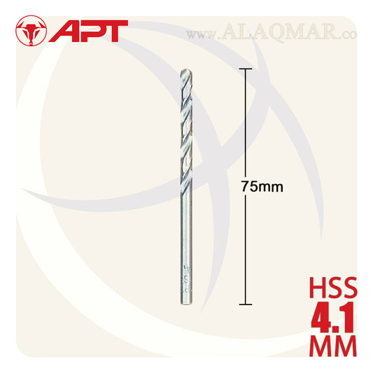 بنط حدادي ابيض 4.10ملي HSS 9640000410 APT