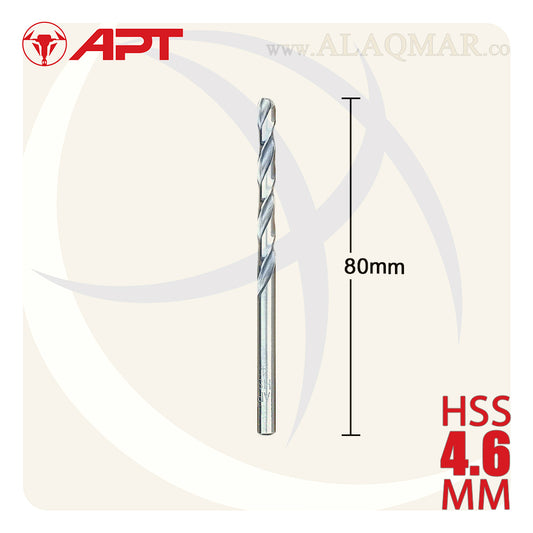 بنط حدادي ابيض 4.60ملي HSS 9640000460 APT