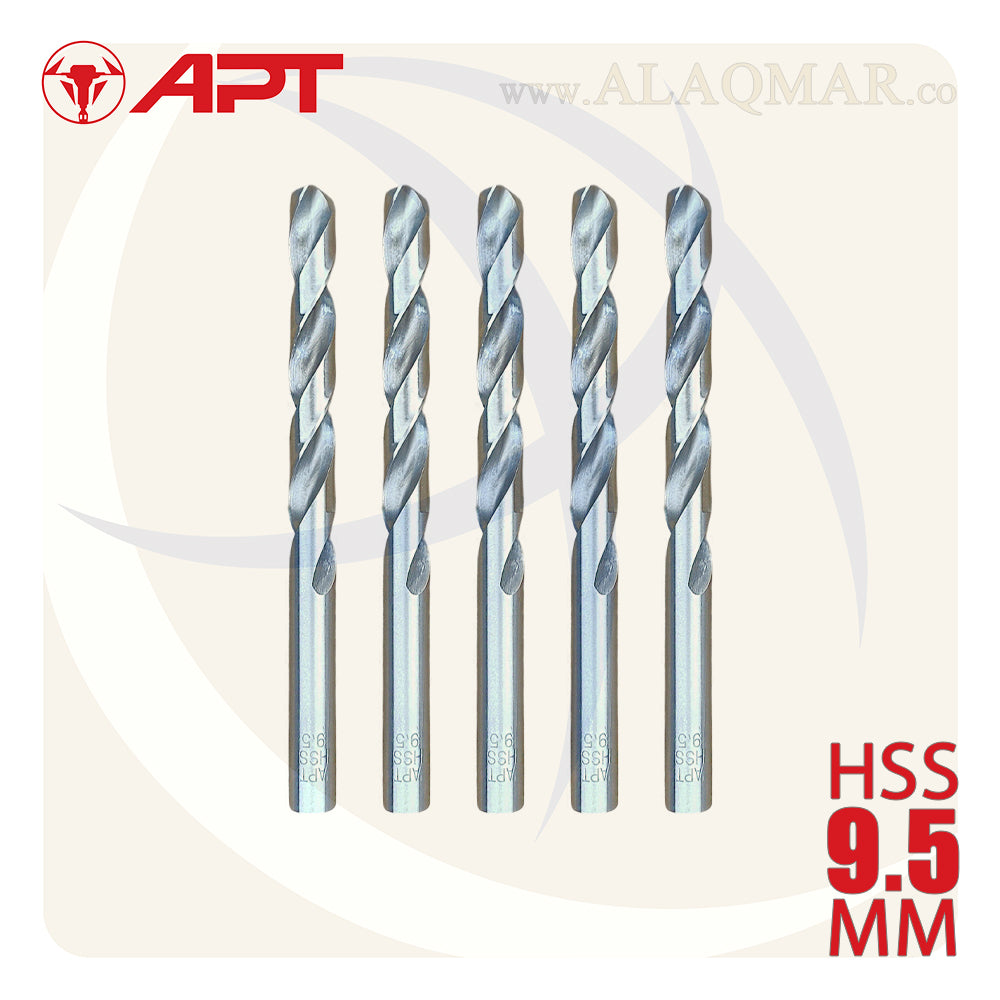 بنط حدادي ابيض 9.50ملي HSS 9640000950 APT