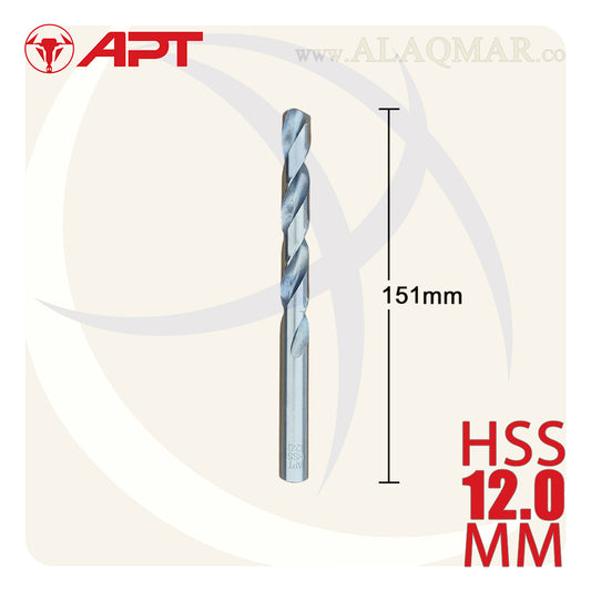 بنط حدادي ابيض 12.00ملي HSS 9640001200 APT