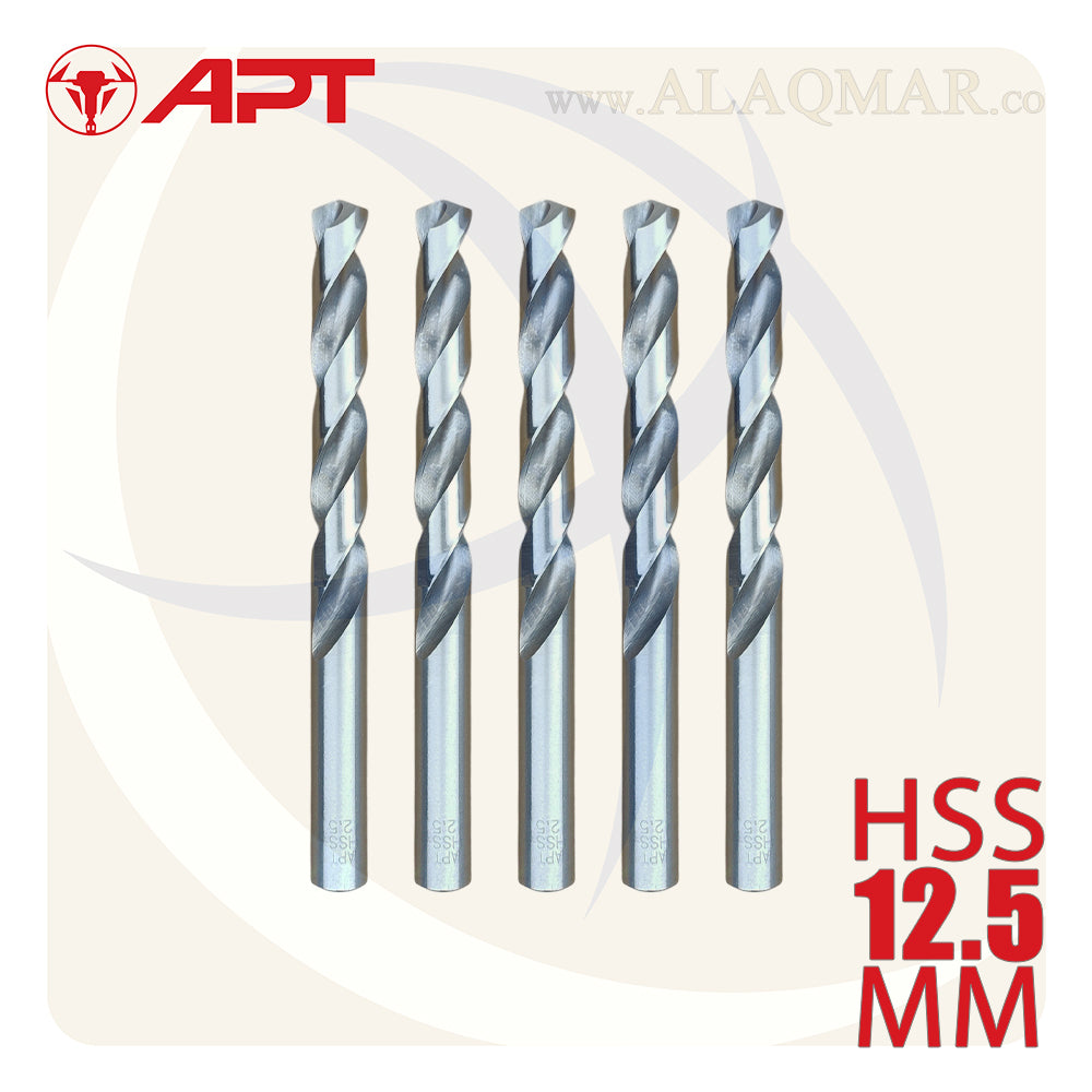 بنط حدادي ابيض 12.50ملي HSS 9640001250 APT