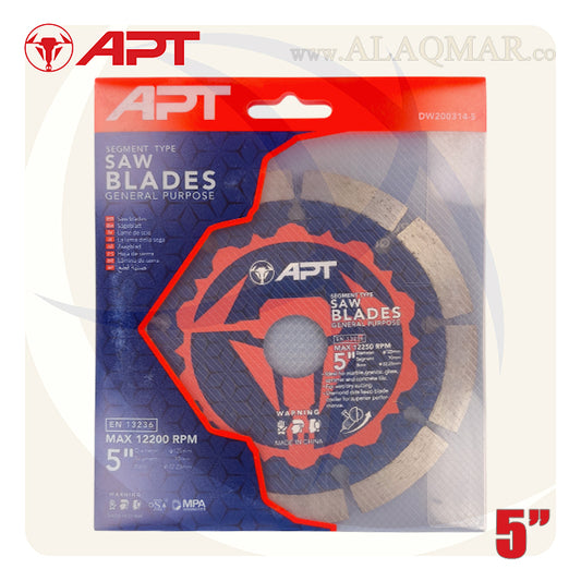 صنية الماظ حوائط/خرسانة جاف مفتوحة 5بوصة DW200314-5 APT