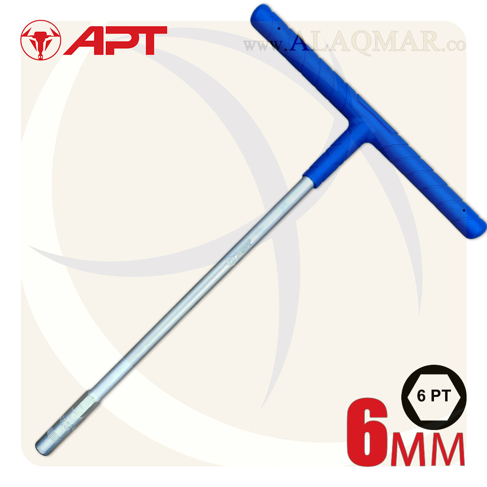 مفتاح بيبة T (حرف تي) مقاس 6ملي DW491802-06 APT