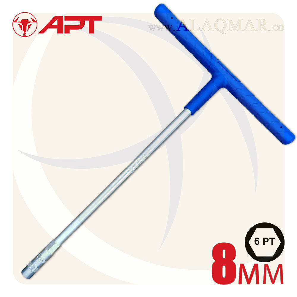 مفتاح بيبة T (حرف تي) مقاس 8ملي DW491802-08 APT