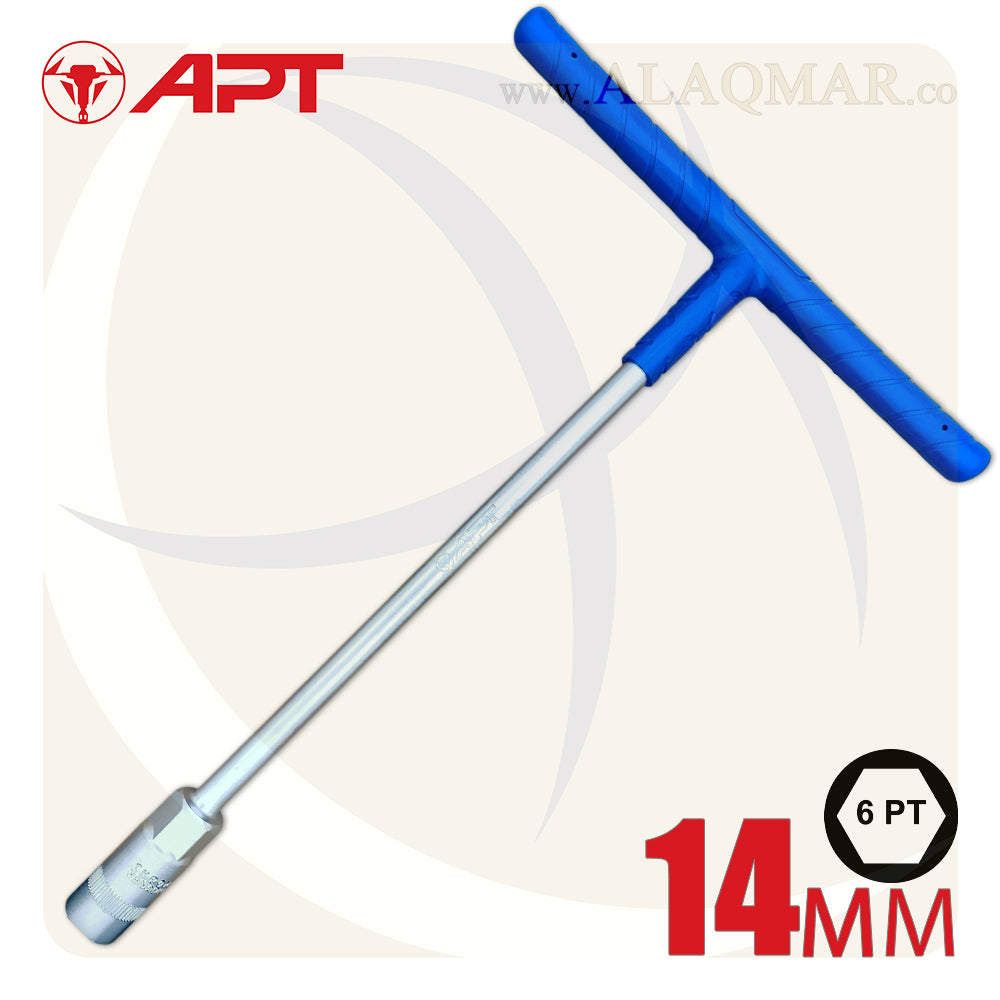 مفتاح بيبة T (حرف تي) مقاس 14ملي DW491802-14 APT