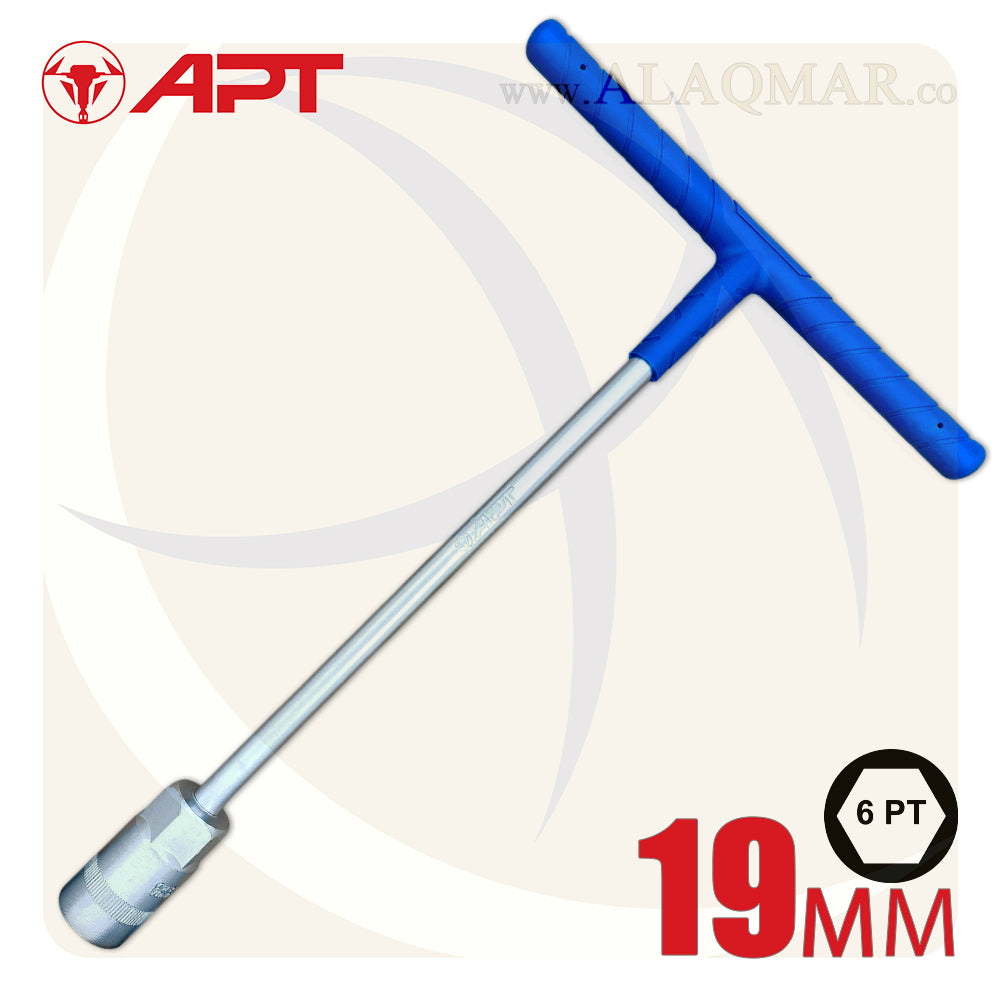 مفتاح بيبة T (حرف تي) مقاس 19ملي DW491802-19 APT