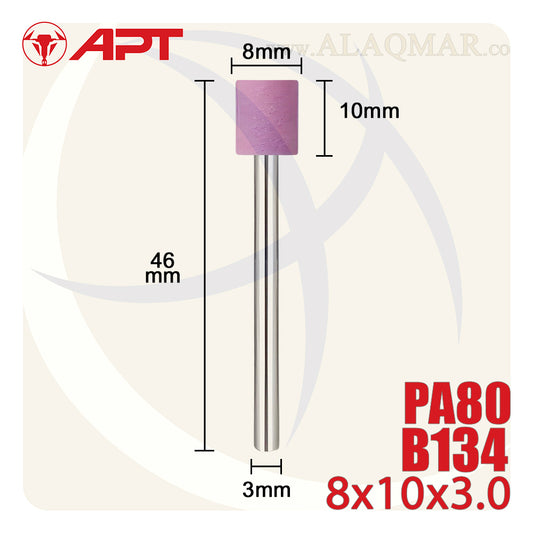 حجر جلخ باكس 3ملي PA80 شكل اسطواني 10*8 B134 DW772134 APT