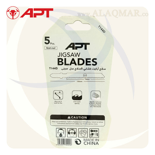 شفرة منشار اركيت خشابي T144D 5قطع APT