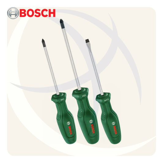 طقم مفك عادة و صليبة 3ق 2 لون 1600A0275G BOSCH