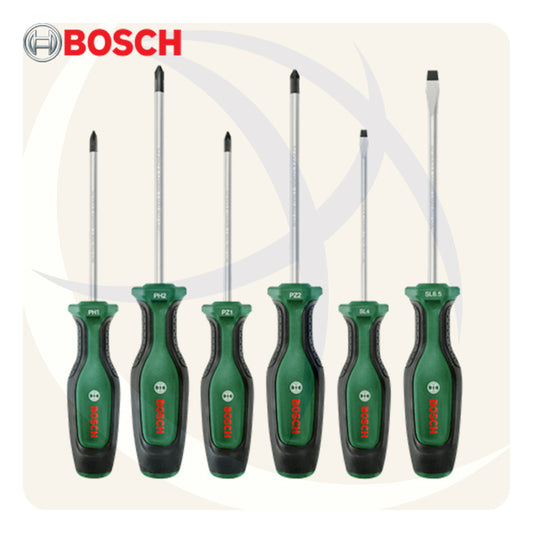 طقم مفك عادة و صليبة 6ق 2 لون 1600A02BX7 BOSCH