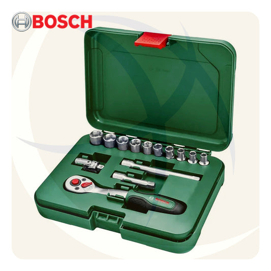 طقم لقم رباط مسدسة 1/4بوصة 14ق شنطة بلاستيك 1600A02BY0 BOSCH