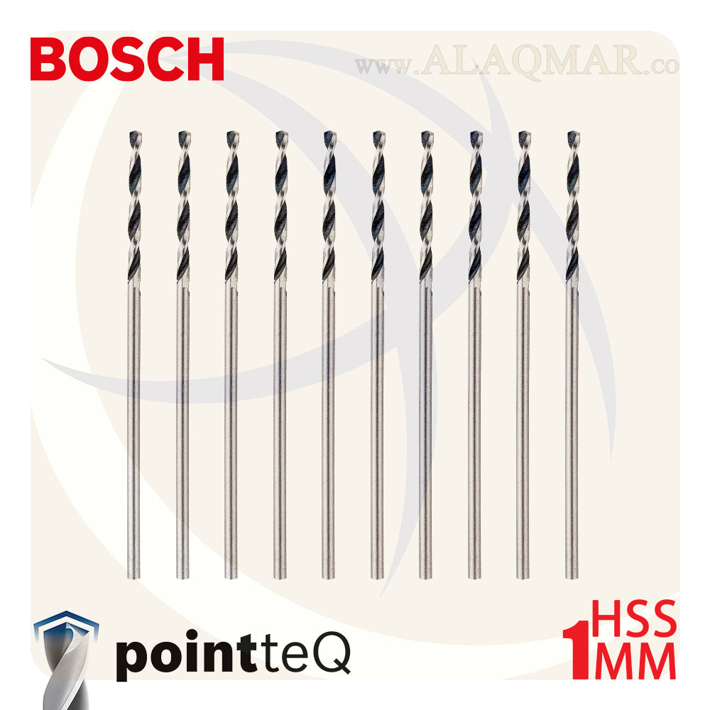 بنط حدادي ابيض 1.00ملي (10قطع) HSS PointTeQ 2608577178 BOSCH