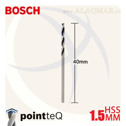 بنط حدادي ابيض 1.50ملي (10قطع) HSS PointTeQ 2608577183 BOSCH