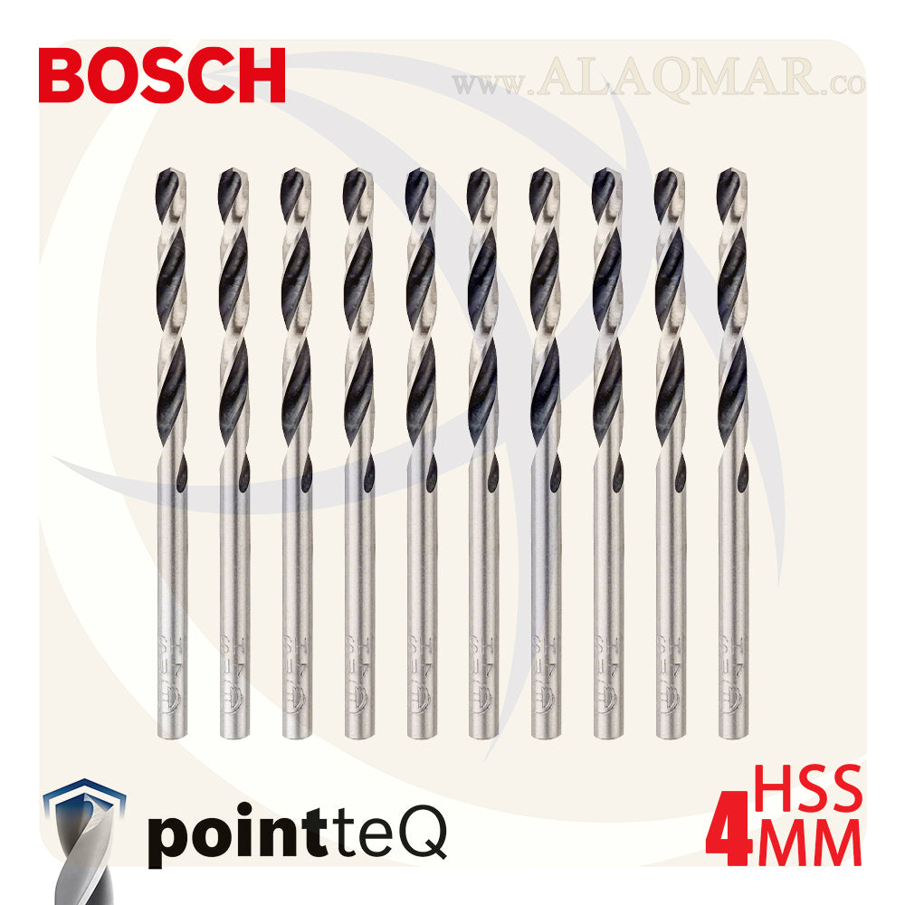 بنط حدادي ابيض 4.00ملي (10قطع) HSS PointTeQ 2608577208 BOSCH