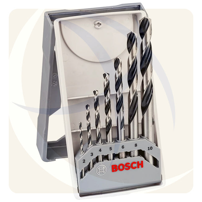 طقم بنط حدادي 7قطع 2-10ملي HSS PointTeQ 2608577347 BOSCH