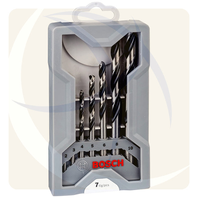 طقم بنط حدادي 7قطع 2-10ملي HSS PointTeQ 2608577347 BOSCH