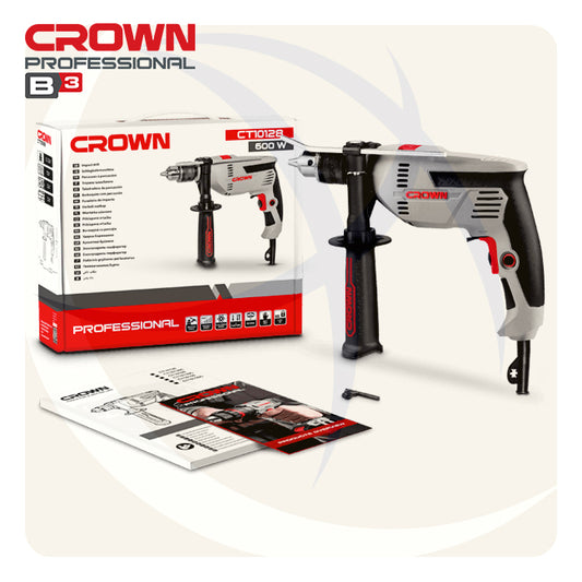 شنيور دقاق ي/ش 13ملي 600وات CT10128 CROWN