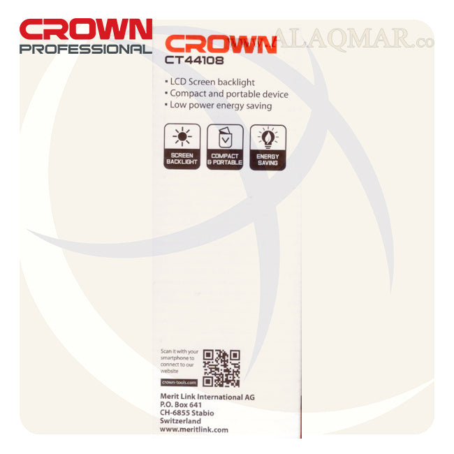 جهاز قياس شدة الضوء 0L~199.999L CT44108 CROWN