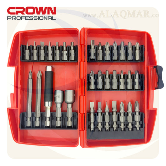 طقم سنون مفك 1/4بوصة 33ق CTSBP0103 CROWN