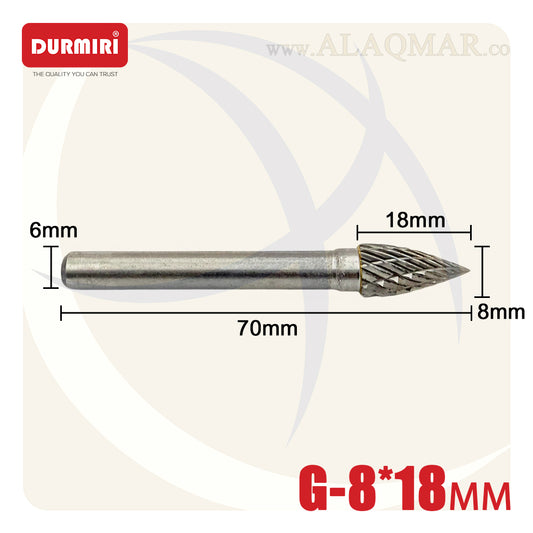 بنط فريزة كربيد بلحة 8*18ملي اكس 6ملي TYPE-G DM-1009 DURMIRI