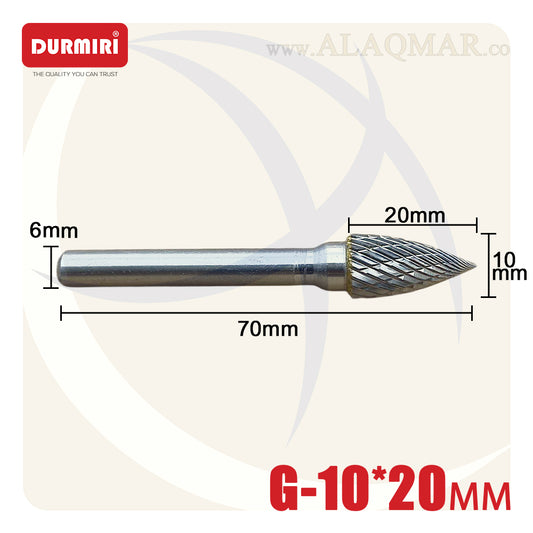 بنط فريزة كربيد بلحة 10*20ملي اكس 6ملي TYPE-G DM-1010 DURMIRI