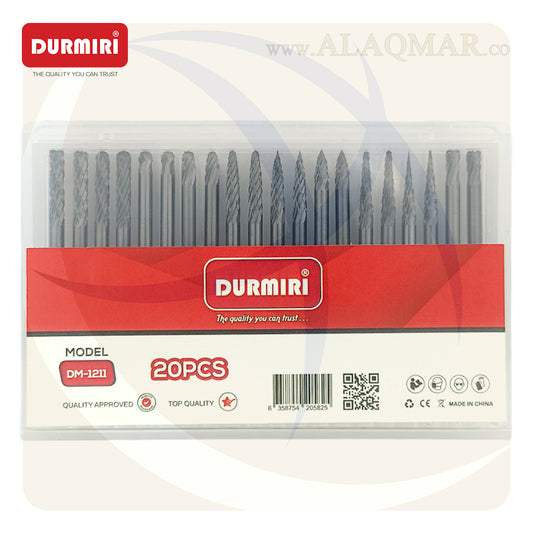 طقم بنط فريزة كربيد اكس 3*3ملي 20ق DM-1211 DURMIRI