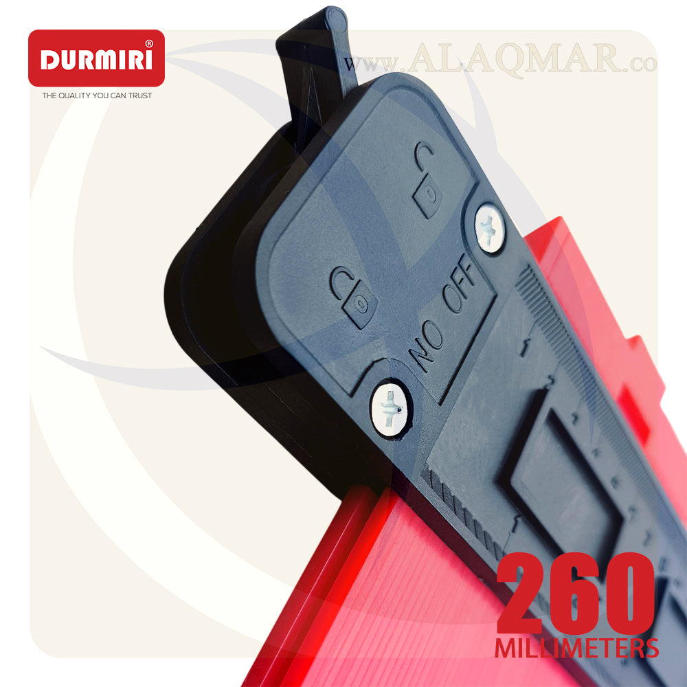 مسطرة نسخ الأشكال (بروفايل جيج) بفرملة DM-1514 DURMIRI