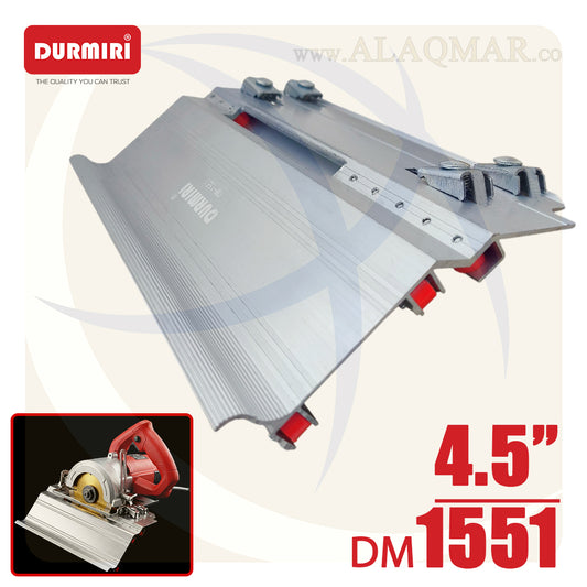 قاعدة شطف السيراميك والرخام بعجل 45درجة 4.5بوصة المنيوم DM-1551 DURMIRI