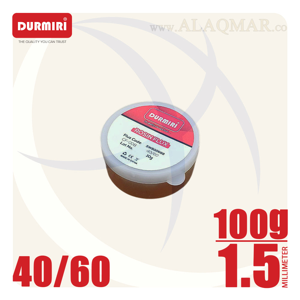بكرة ازدير 40/60 1.5ملي 100جرام + فلكس DM-431 DURMIRI