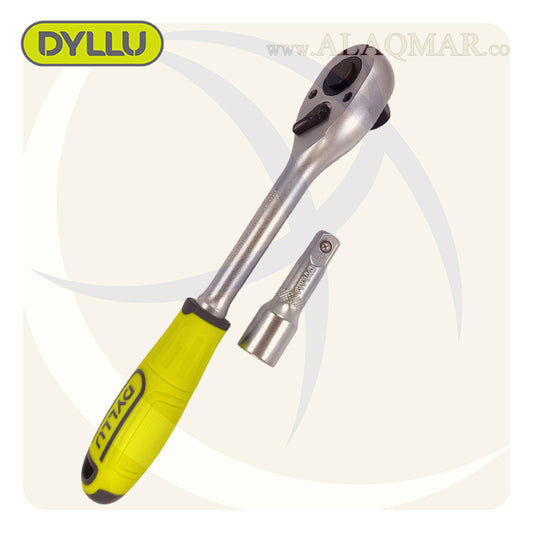 طقم لقم رباط مسدسة مربع 1/2بوصة 12ق CrV علي كارت DTST2212 DYLLU