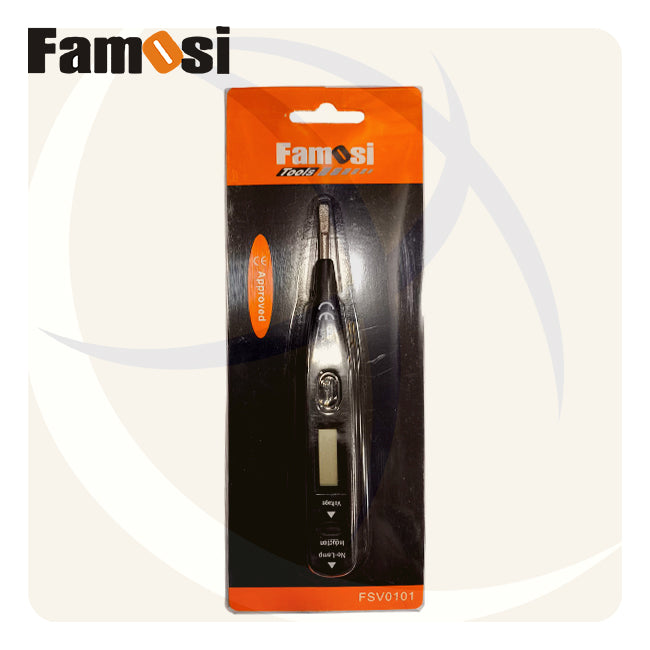 مفك تست كهرباء عادة ديجيتل 3ملي  12-250فولت FSV0101 FAMOSI