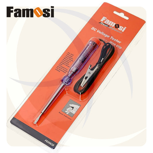 مفك تست كهرباء بطارية عادة 3ملي  6-24فولت FSV063X FAMOSI