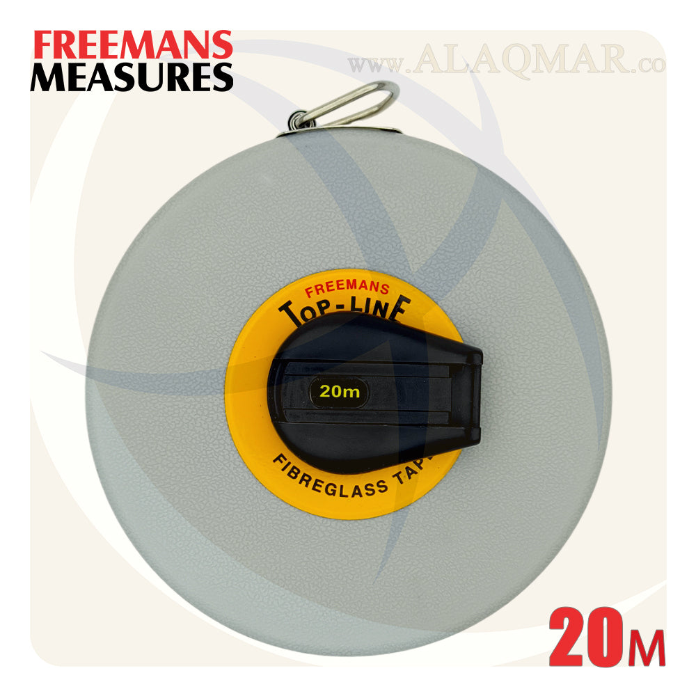 متر قياس مسافات فيبر 20متر عرض 13ملي FMIFT-20 FREEMANS
