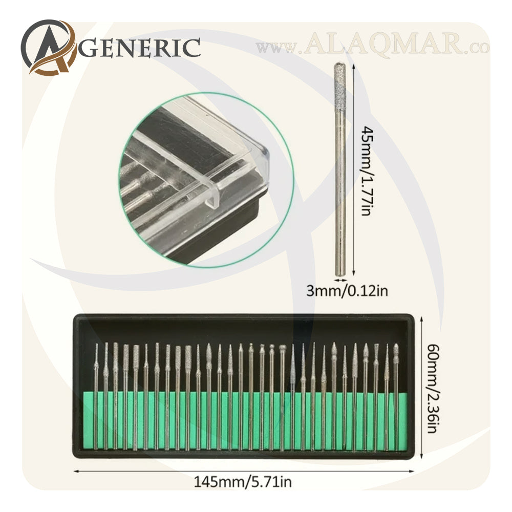 طقم بنط الماس ميني كرافت اكس 3ملي 30ق GENERIC