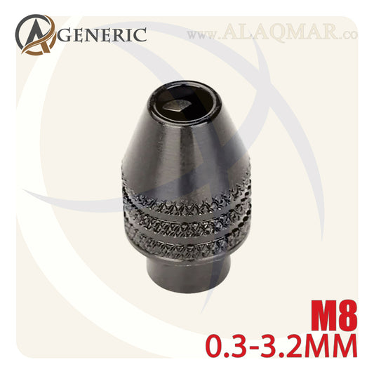 ظرف ميني كرافت اتوماتيك 0.3-3.2ملي M8*0.75 MINI CHUCK GENERIC