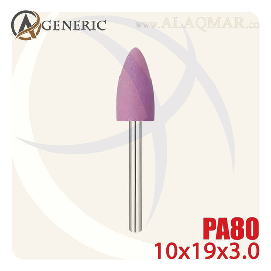 حجر جلخ باكس 3ملي PA80 شكل مدبب 10*19 CONE GENERIC