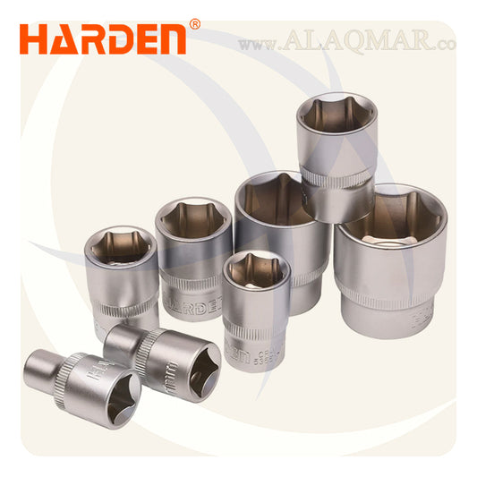 طقم لقم رباط مسدسة 1/2بوصة 23ق شنطة بلاستيك CrV 510423 HARDEN