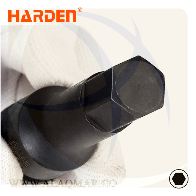 طقم لقم رباط تصادمية الن طويلة مربع 1/2بوصة 8ق شنطة فيبر 537048 HARDEN