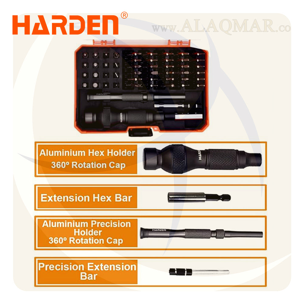 طقم مفك الكترونيات و سنون 50ق 550150 HARDEN