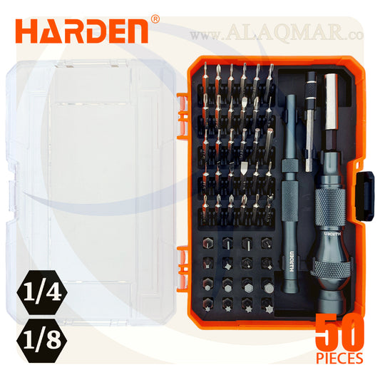 طقم مفك الكترونيات و سنون 50ق 550150 HARDEN